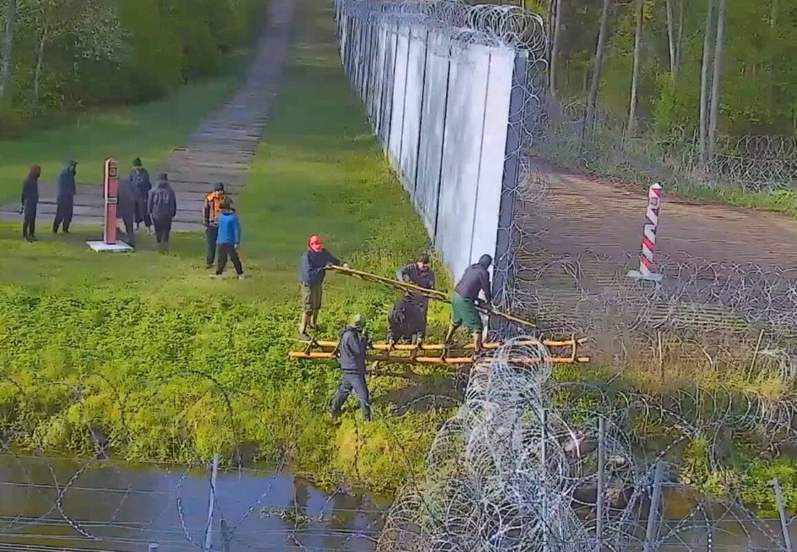 Pasienyje Dar Vienas Migrant Bandymas Patekti ES Nepavykus pasienyje-dar-vienas-migrant-bandymas-patekti-es-nepavykus